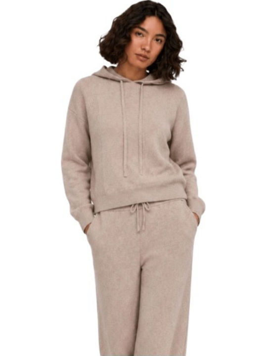 Women's Hooded Sweatshirt Mocha Meringue