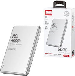 Earldom ET-PD53 5000mAh 15W Ασημί Earldom ET-PD53 5000mAh 15W Ασημί