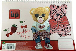 Back Me Up Μπλοκ Ζωγραφικής Fashion Bear A4 (21 x 29.7 cm) Back Me Up Μπλοκ Ζωγραφικής Fashion Bear A4 (21 x 29.7 cm)