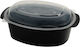 Ready 2u Einweg-Plastikgeschirr Cherry mit Deckel 950ml