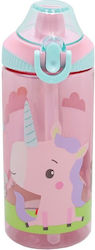 Fisher Price Sticlă Pentru Copii Unicorni Din Material Tritan Cu Pai Multicolor 450ml Fisher Price Sticlă Pentru Copii Unicorni Din Material Tritan Cu Pai Multicolor 450ml
