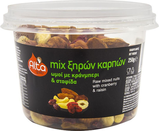 Alta Gusto Raw Nut Mix Cranberry & Raisin 250gr 6-71258