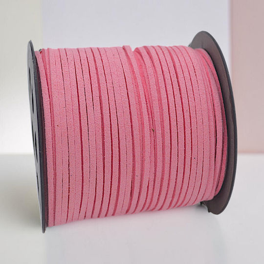 Suede Laces Pink 3mm 10 Meters 151-07