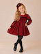 Girls Tulle Red Dress G500