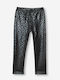 Kinderleggings Lang Schwarz
