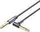 Vention Audio 6.3mm M-m Braided Cable Right Angle 5.0m Bkehj