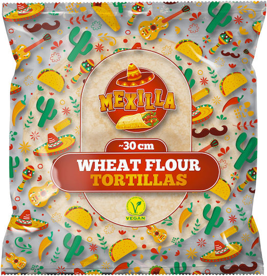 Mexilla Wheat Tortilla 30cm 18 Pieces 1440gr 6-72732
