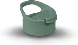 Wasserflasche Flip Deckel Sage Grün