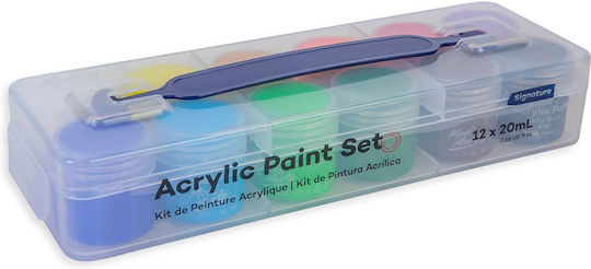 Mont Marte Acrylic Paint Set 12pcs X 20ml