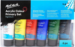 Mont Marte Acrylic Paint Set 50ml X 6pcs