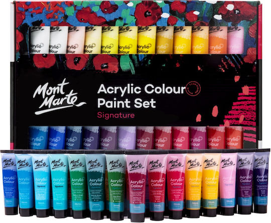Mont Marte Studio Acrylfarben Malset 48 Stück 36ml