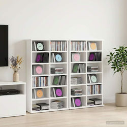 Vidaxl Ντουλάπα Cd 2 Τεμ Λευκό 60x17x92cm Επεξε...