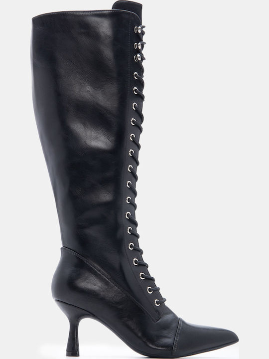 Women's Boots with Medium Heel Black