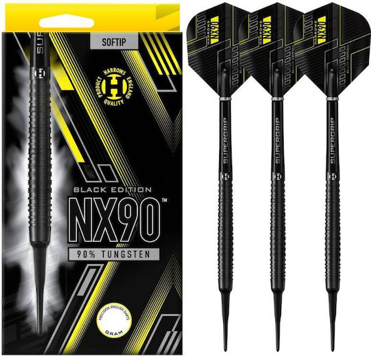 Harrows Nx90 Black 90% Softip Дартс Black