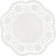 Papstar Disposable Table Covers White Lace 10cm 1000 pcs