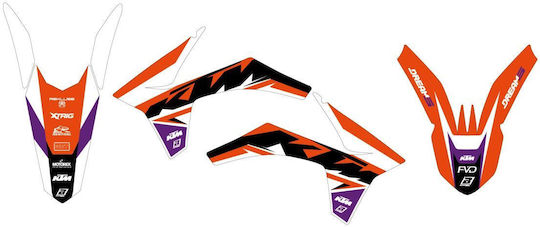 Set De Autocolante Dream 5 Sxf 11-12 Blackbird Racing 2537ab