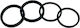 Set of Brake Caliper Seals K&S Technologies 19-1005