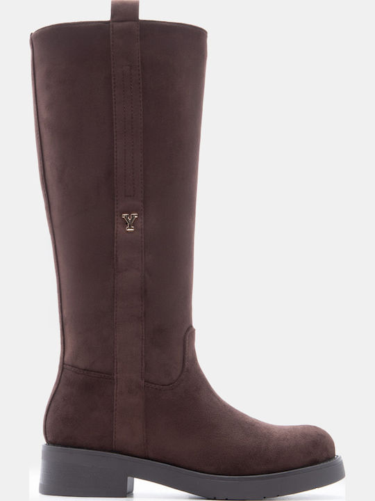 Luigi Suede Women's Boots Brown