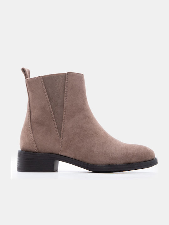 Luigi Wildleder Damen Stiefeletten Knöchel Beiges