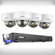 Annke 4 Camera IP Surveillance System 12MP with Recorder & 2TB Hard Drive