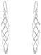 Bizoutaki Silver Gold Plated Dangle Earrings