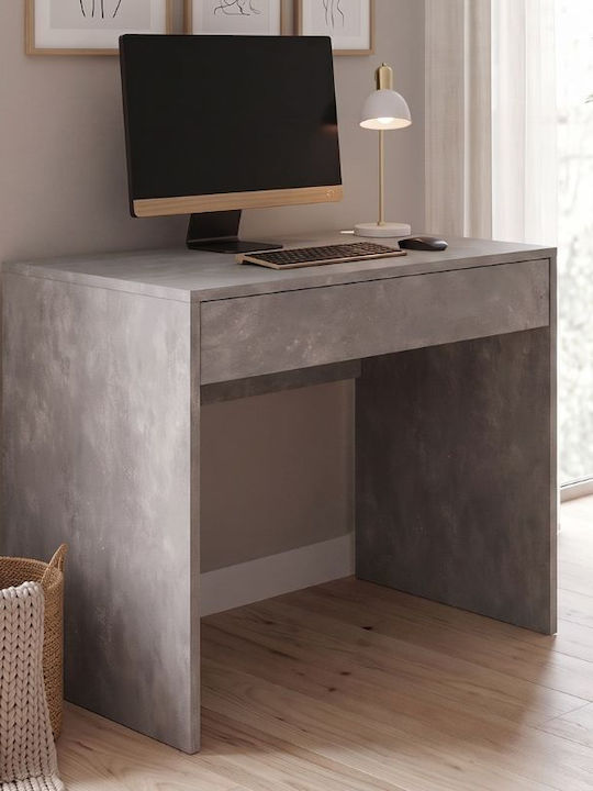 Γραφείο Mida Ξύλινο Γκρι Σκυροδέματος 72x60x73.8εκ.