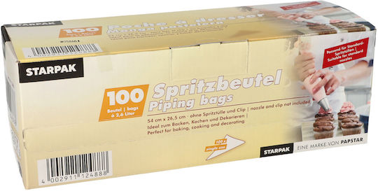 Papstar Papstar Spritzbeutel 54cm 100 Stück Papstar Papstar Spritzbeutel 54cm 100 Stück