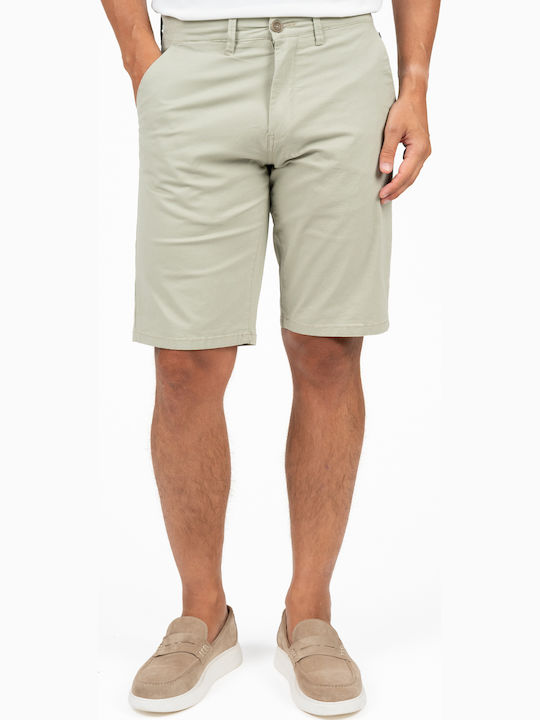 Rebase Ανδρική Βερμούδα Chino Celadon