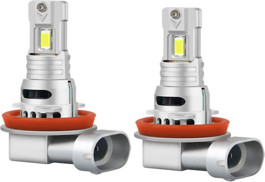 LED Крушки H8/11 Canbus – Мощен Комплект Автомобилни LED Светлини с Бял Светлинен Цвят 2