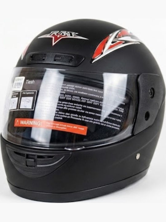 SPV L Matte Black Κράνος Μηχανής Full Face ECE 22.06