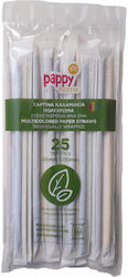 Pappy Home Strohhalme Papier Mehrfarbig 25 Stück Pappy Home Strohhalme Papier Mehrfarbig 25 Stück
