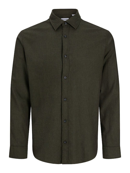 Jack & Jones Melange Long Sleeve Shirt in Regul...