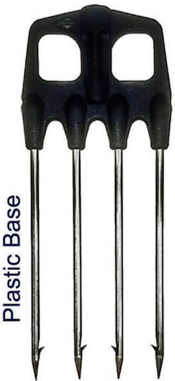 Четиризъбна Tech Pro T4 Пластмасова 4мм Инокс Tp-1316724