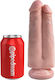 Doppelter Dildo mit Saugnapf Flesh