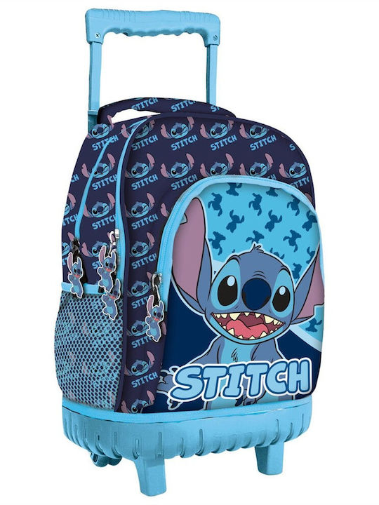 Disney Stitch School Trolley Bag Blue 33 x 22 x 44cm