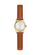 Pierre Lannier Men's Battery Watch With Brown Leather Strap