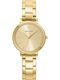 Pierre Lannier Women's Watch Battery with Gold Stainless Steel Strap