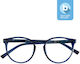Looplabb Papillon Blaue Marine Blaulichtblockierende Brillen Stufe 2.5