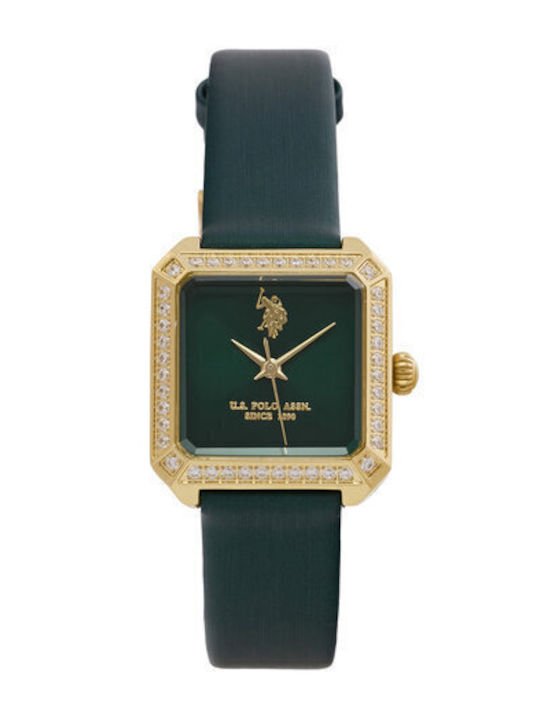 U.S. Polo Assn. Ceas Dama Cu Baterie Verde
