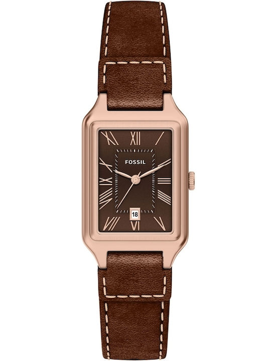 Fossil Raquel Ceas Dama 23mm Baterie Cu Curea D...