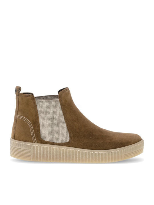 Gabor Leder Damen Stiefeletten Braun
