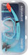 Aquablue Silicone Diving Mask with Snorkel Light Blue