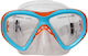 Aquablue Silicone Orange Diving Mask