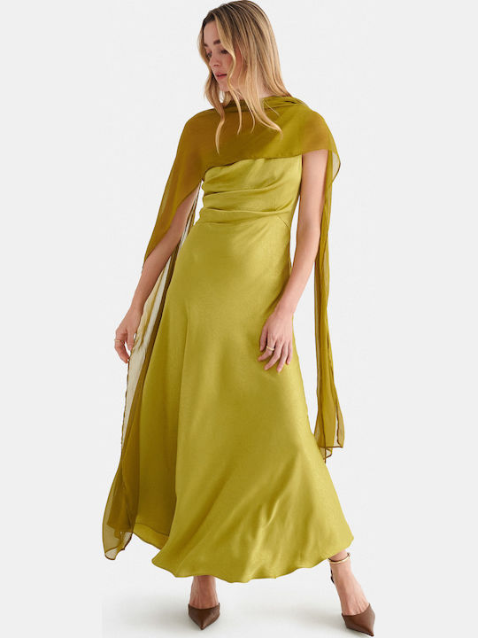 Rochie De Vară Maxi Pentru Nuntă Botez Verde