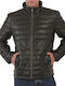 Leder Winter Herren Jacke Dunkelbraun