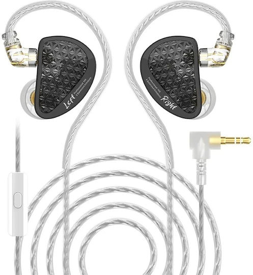 Kz Hi-fi In-ear Monitors As16 Pro Mic Black