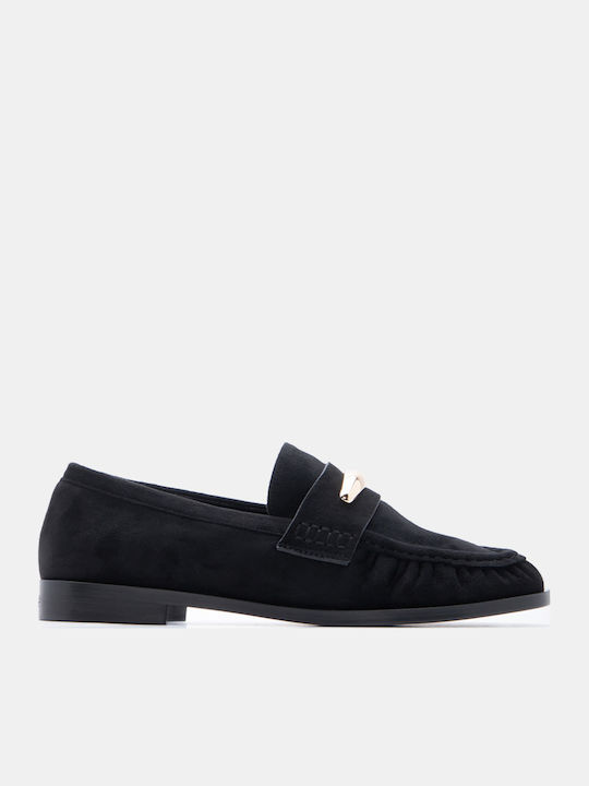 Luigi Women's Moccasins In Black Color