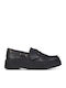 Torhill Leder Damen Bootsschuhe in Schwarz Farbe