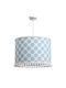 Kinderzimmer-Deckenleuchte Giant Weißer Punkte Maße 35*20 E27 Oxygen Lampshades