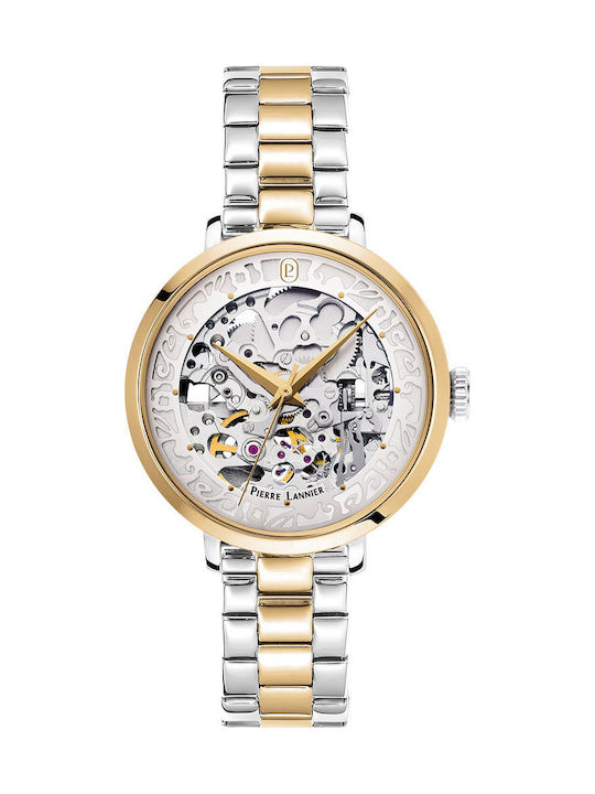 Pierre Lannier Damenuhren Automatisch mit Silber Metall-Armband